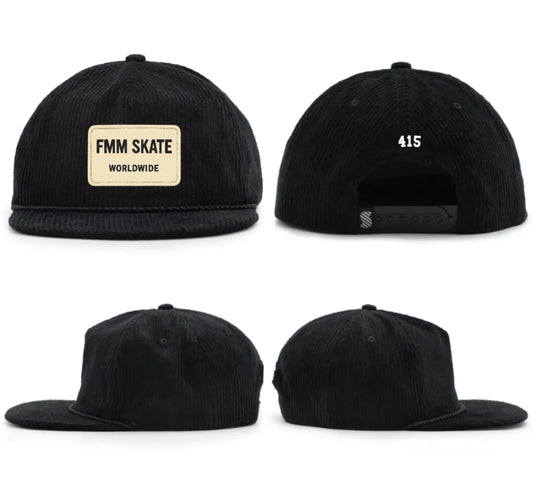 FMM SKATE Corduroy Embroidered Snapback
